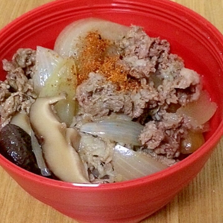 だしが美味しい◎コク旨牛丼